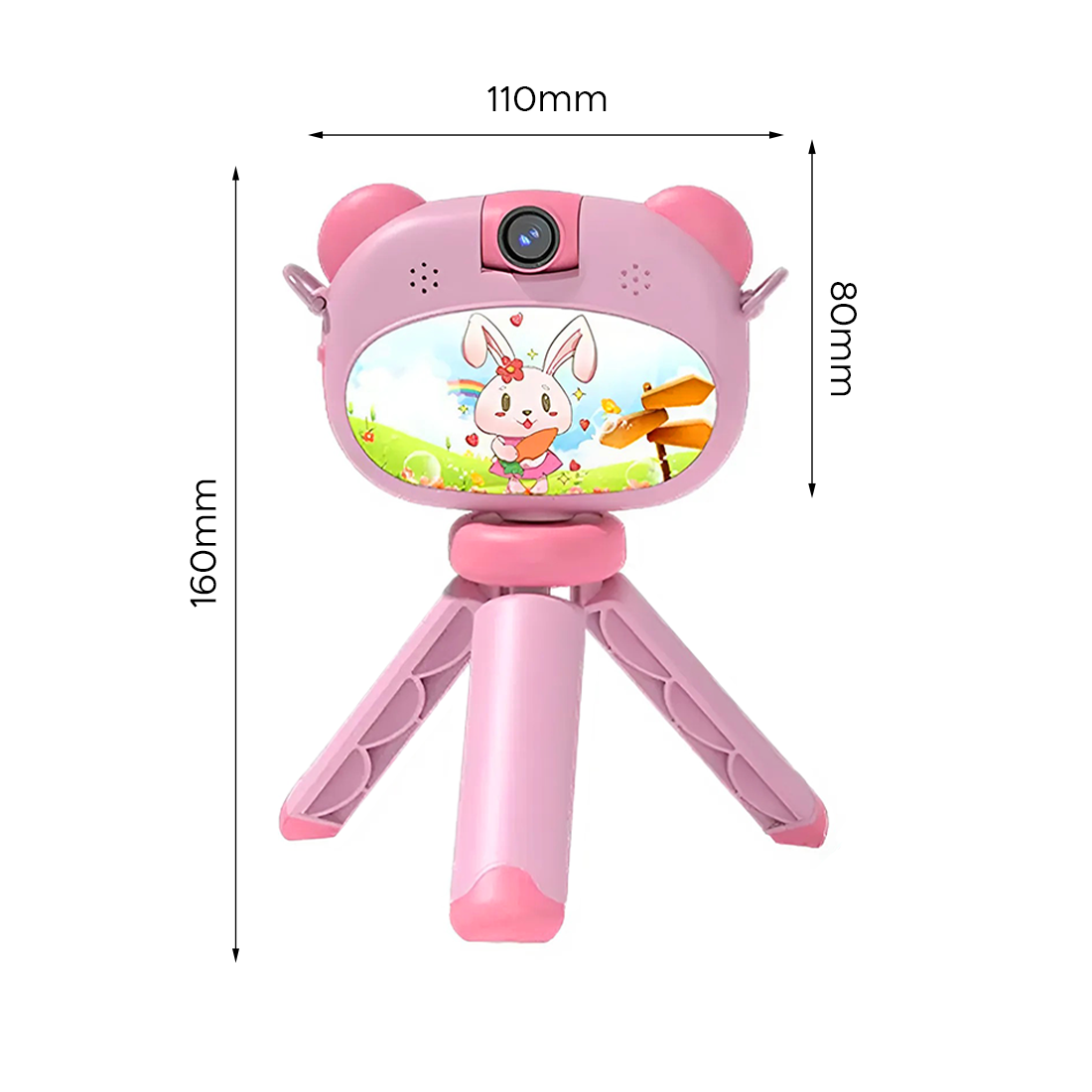 Appareil photo numérique pour enfants avec trépied, photo et vidéo avec audio