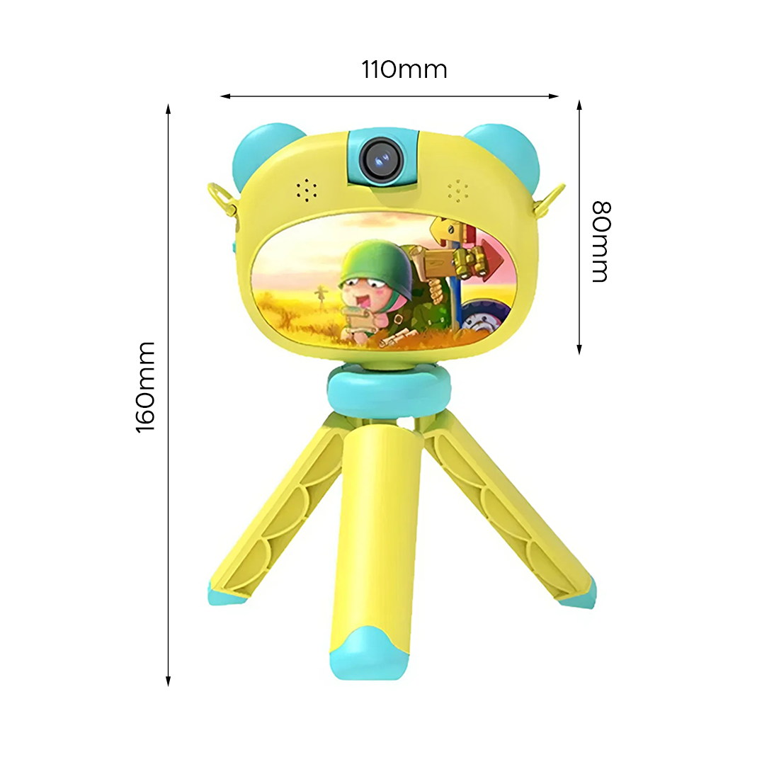 Appareil photo numérique pour enfants avec trépied, photo et vidéo avec audio