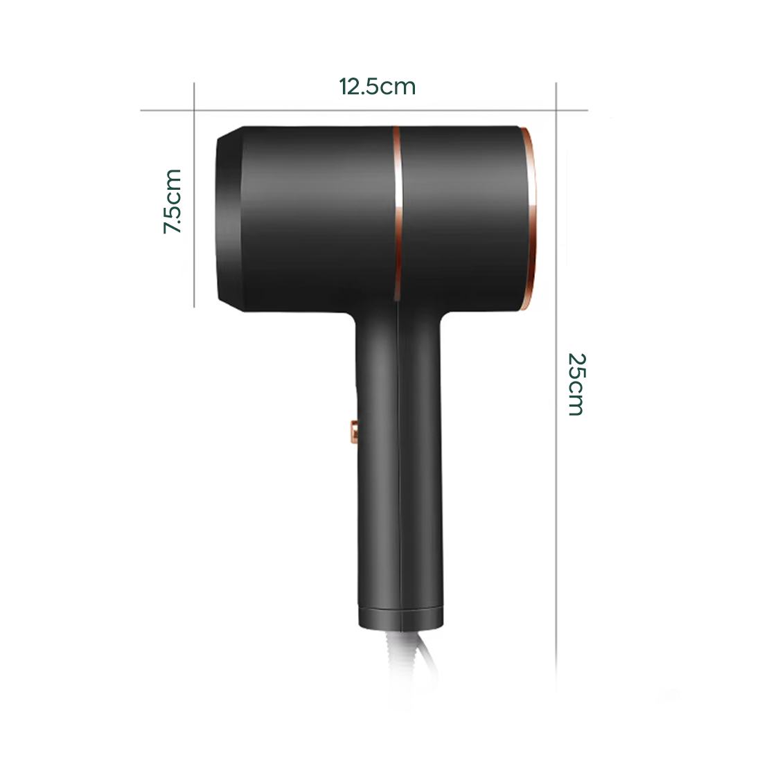 Sèche-cheveux Portable de Voyage 3000W 3 Vitesses Fonction Chaud/Froid