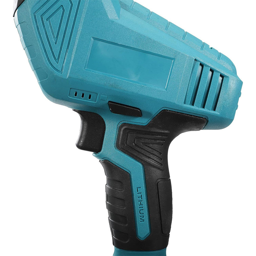 Scie alternative 48V, double batterie, 4 lames, coupe bois et métal.