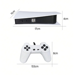 Console de jeux rétro pour TV, 200 jeux inclus avec 2 manettes filaires.