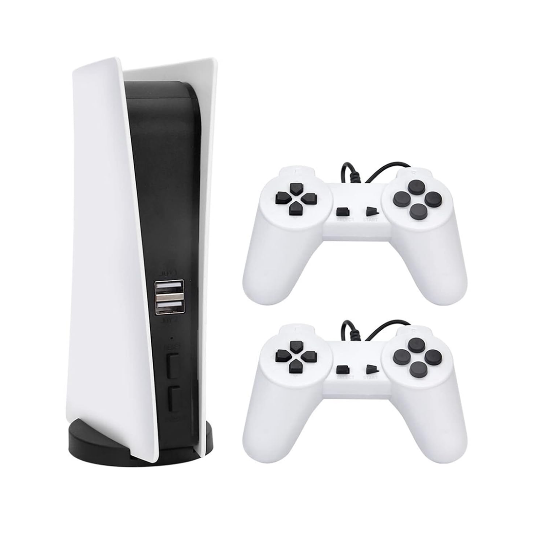 Console de jeux rétro pour TV, 200 jeux inclus avec 2 manettes filaires.