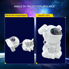 Projecteur Astronaute Plafond Télécommande Bluetooth Lumière Nocturne