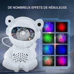 Projecteur Astronaute Plafond Télécommande Bluetooth Lumière Nocturne