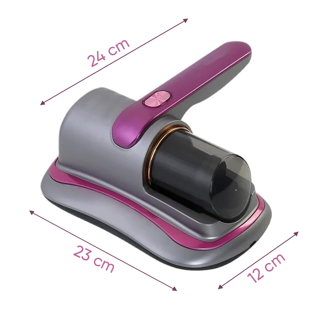 Aspirateur sans fil pour lit 100W rechargeable, avec filtre et lumière UV