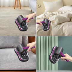 Aspirateur sans fil pour lit 100W rechargeable, avec filtre et lumière UV