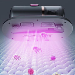 Aspirateur sans fil pour lit 100W rechargeable, avec filtre et lumière UV