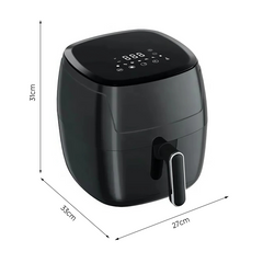 Friteuse à air 15L avec écran tactile et 7 programmes de cuisson - 1500W