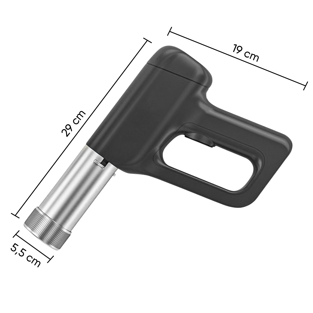 Machine à Pâtes Électrique Portable Sans Fil en Inox avec 5 Moules