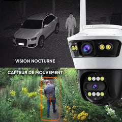 Caméra Wi-Fi de vidéosurveillance contrôle à distance alarme et protection IP66
