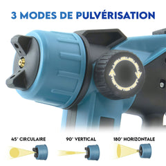 Pulvérisateur sans fil 48V avec pistolet et réservoir 800ml