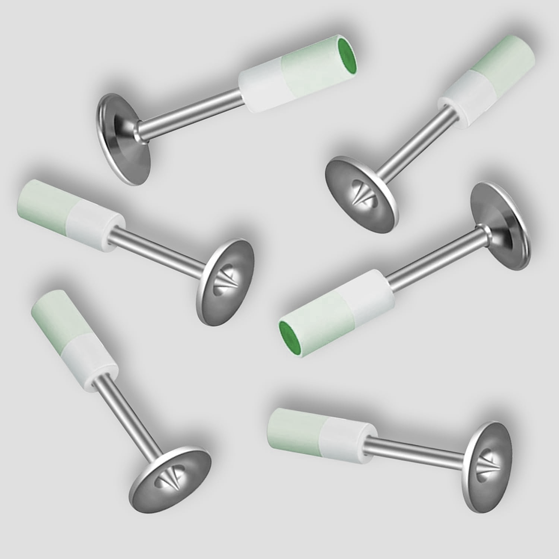 50 clous pour pistolet manuel, rivets ronds métal 7mm béton et fer
