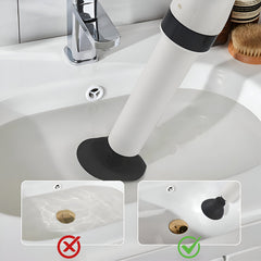 Déboucheur de lavabo Manomètre de pression Piston gonfleur évacuation WC lavabo