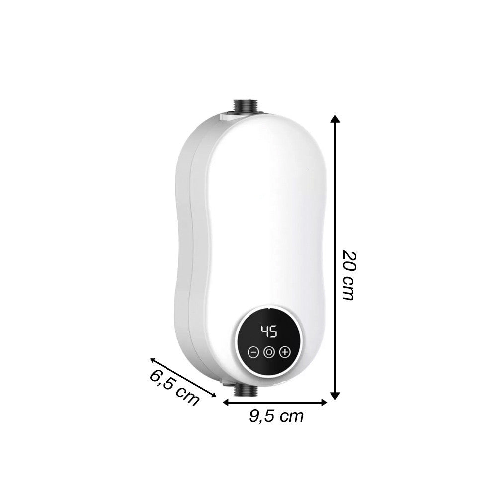 Chauffe-eau instantané électrique 3500W avec mélangeur et thermostat