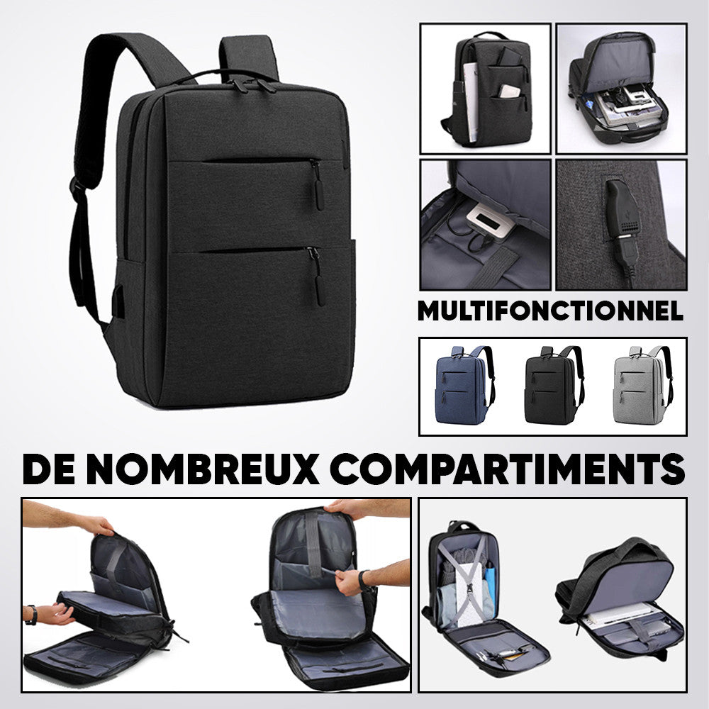 Sac à dos cabine avec USB, pour PC, avion, bagage à main