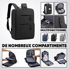 Sac à dos cabine avec USB, pour PC, avion, bagage à main