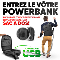 Sac à dos cabine avec USB, pour PC, avion, bagage à main