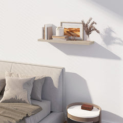 Étagère murale porte-objets 80x23,5x3,8 MDF, design encastré multifonction