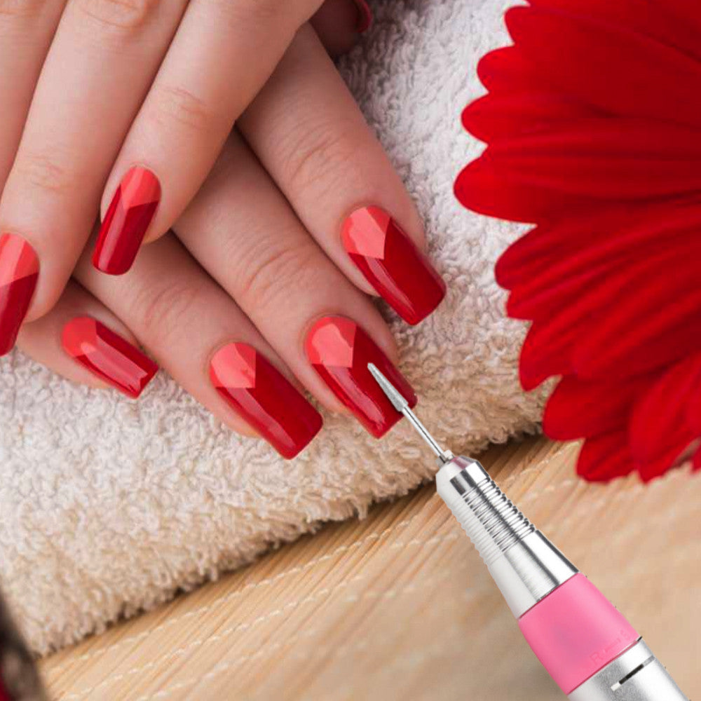 Fraise à Ongles Pro 35 000 Tr/min, Pédale, 5 Embouts, Vitesse Réglable