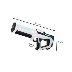 Pistolet à eau électrique automatique, batterie rechargeable, portée 10m
