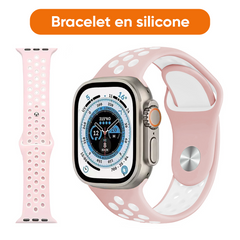 Smartwatch Ultra 49mm, 7 cinturini, notifiche, chiamate e app per iOS e Android