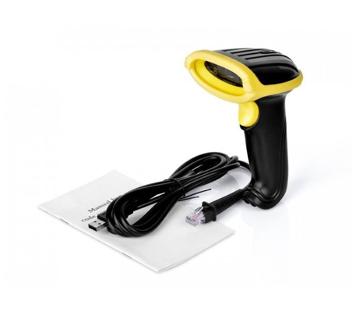 8510 Laser Scanner USB / Pistolet Barcode reader -650nm avec fonction WIFI BLACK