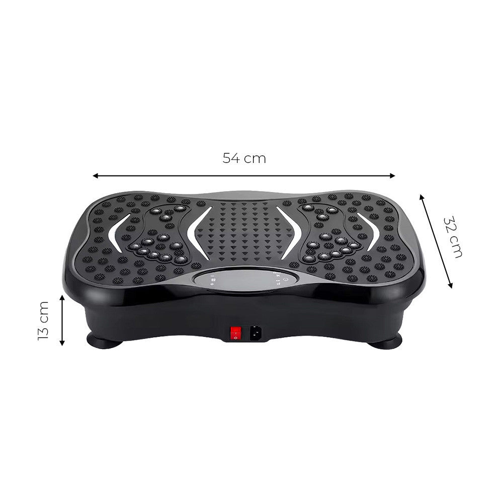 Plateforme Vibrante Électrique Fitness Bluetooth avec Élastiques