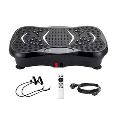 Plateforme Vibrante Électrique Fitness Bluetooth avec Élastiques