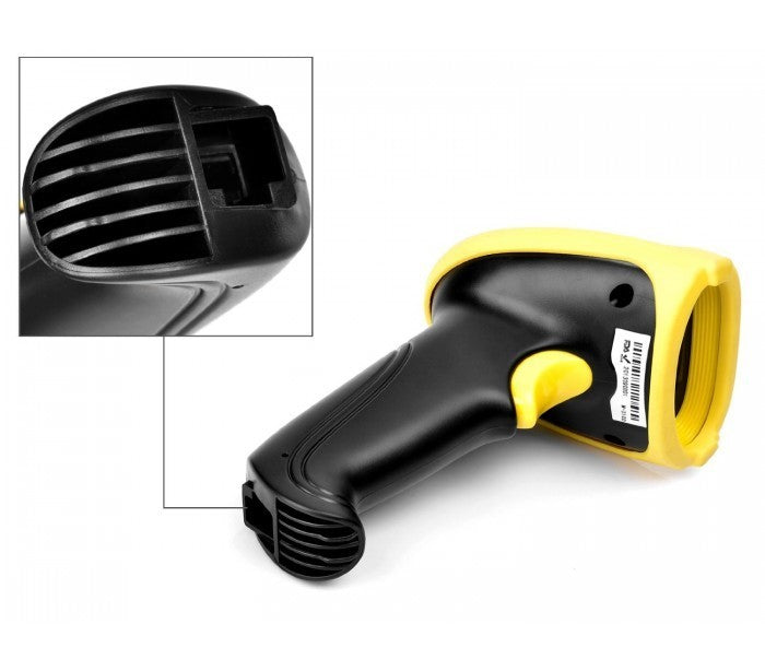 8510 Laser Scanner USB / Pistolet Barcode reader -650nm avec fonction WIFI BLACK