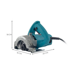 Scie Circulaire 1250W, Coupe 110mm, Électrique pour Bois, Marbre, Céramique