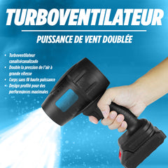 Kit nettoyeur haute pression/souffleur 48V, 1050W, sans fil, avec 2 batteries.