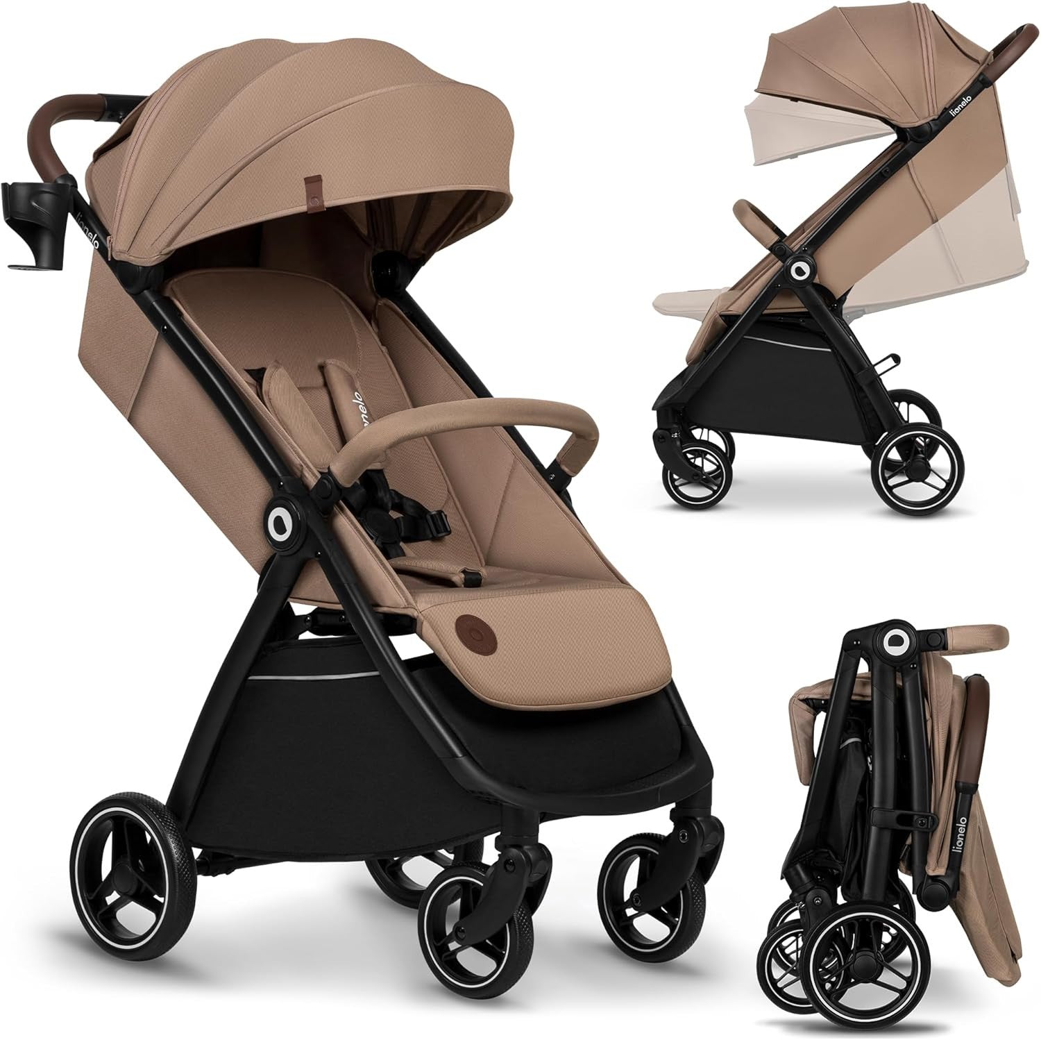 Poussette LIONELO INGRID 6-48 mois Pliable Dossier et repose-pieds réglables