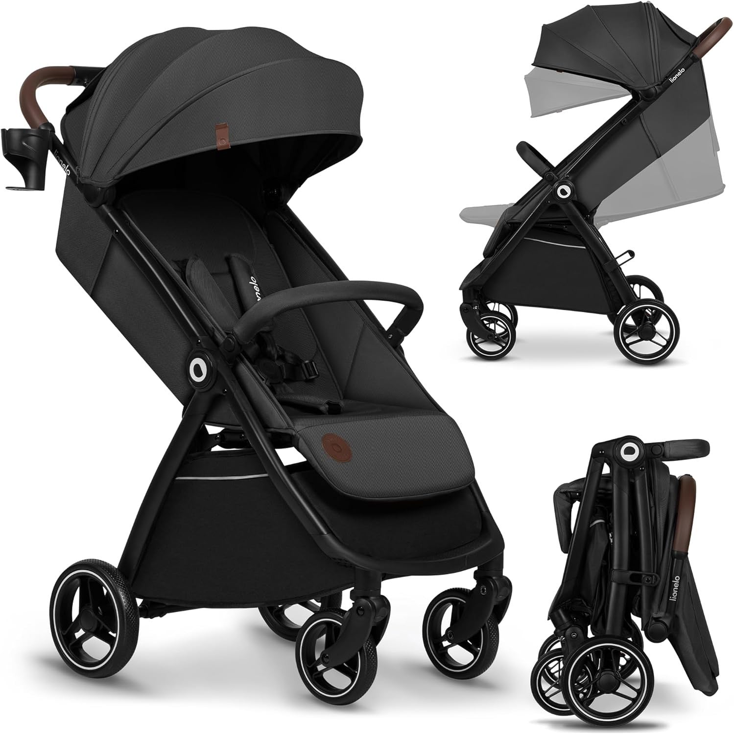 Poussette LIONELO INGRID 6-48 mois Pliable Dossier et repose-pieds réglables