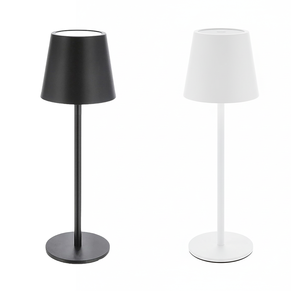 Lampe LED de table 36 cm rechargeable Touch 2W Lumière réglable 3000K-6000K USB