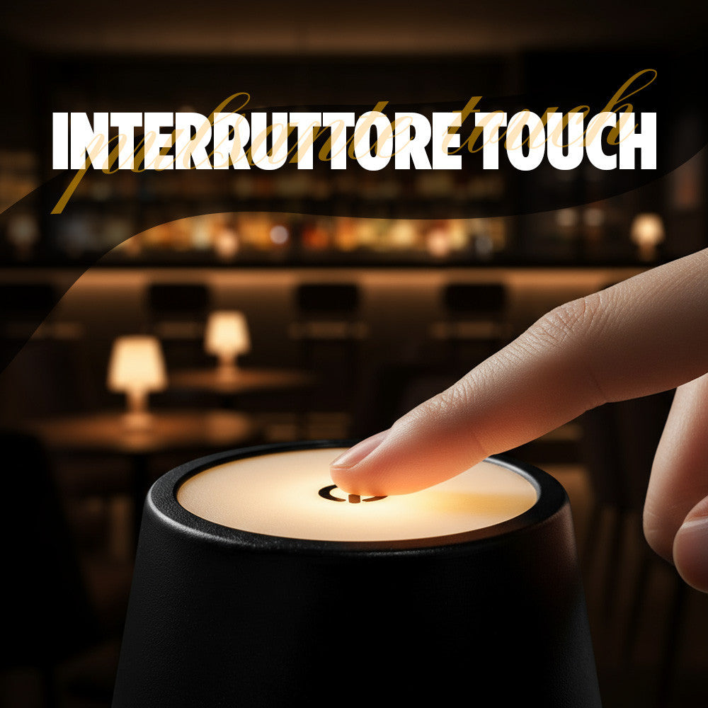 Lampe LED de table 36 cm rechargeable Touch 2W Lumière réglable 3000K-6000K USB