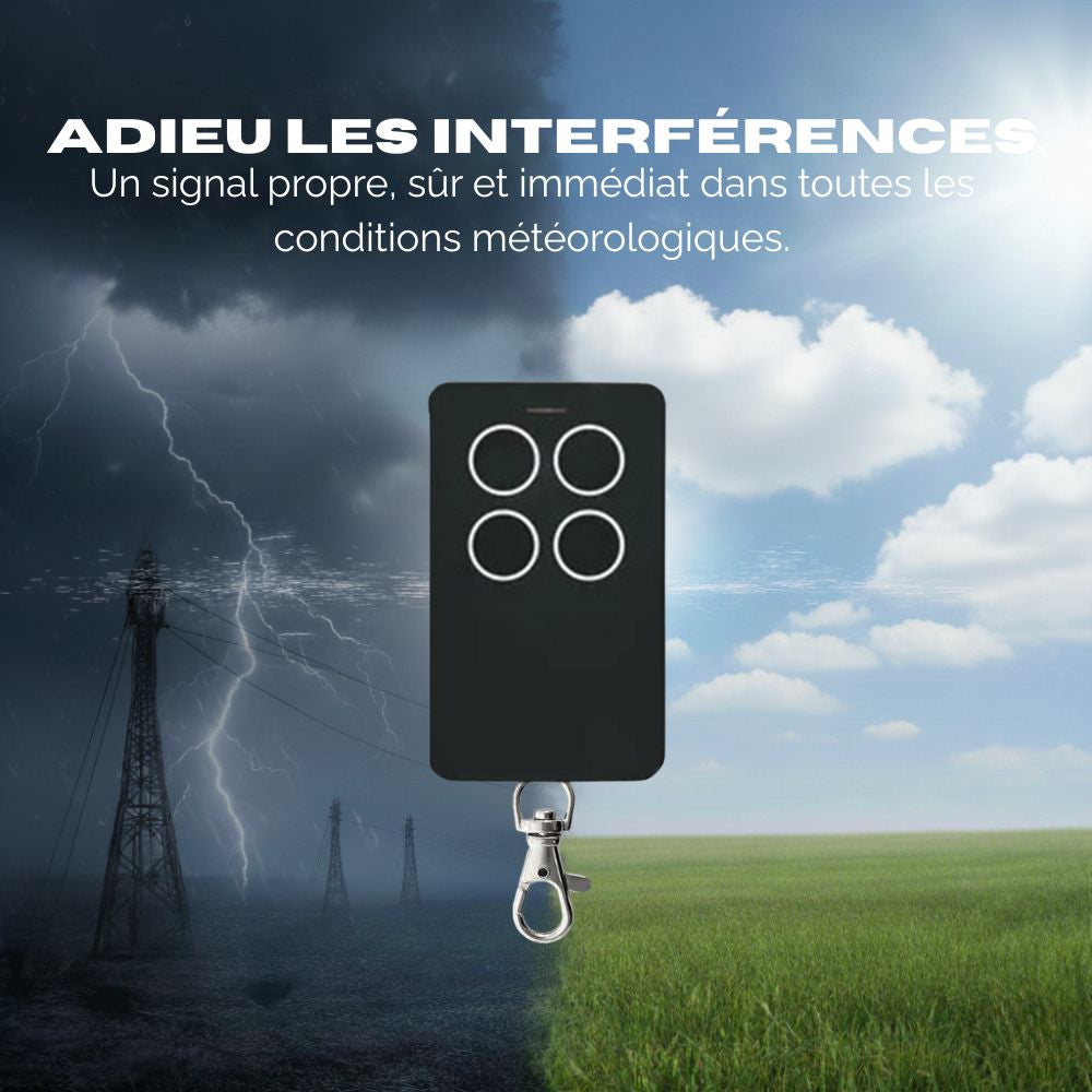 Télécommande de portail universelle multifréquence 280a-868 MHz