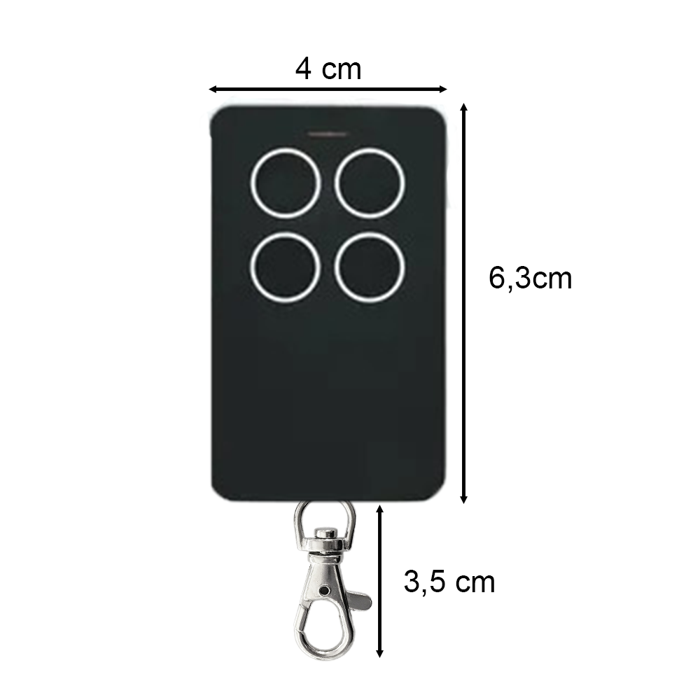Télécommande de portail universelle multifréquence 280a-868 MHz