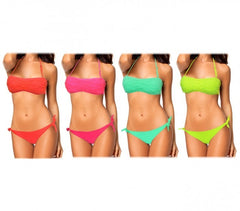 KL207 Maillot de bain bikini bandeau mod. Audrey par MWS AHEAD