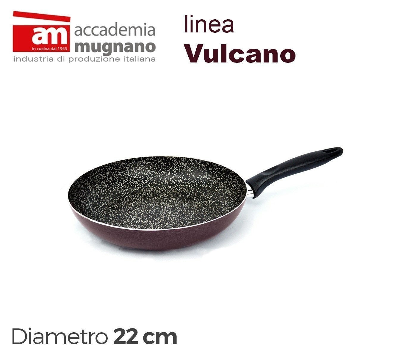 VUPDL22 - Poêle anti-adhésive - 22 cm ligne Accademia Mugnano