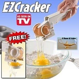 Rompe y  separa huevos ez  cracker novedad en la cocina