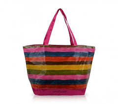 58227- Sac de plage modèle Onshore Amira - Rayures - complètement étanche
