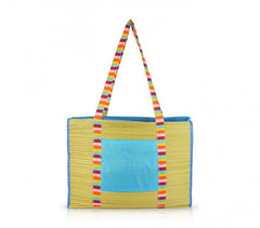 65147 - Sac de plage paille et tissu - modèle Aisha Bio - Onshore