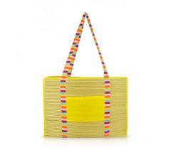 65147 - Sac de plage paille et tissu - modèle Aisha Bio - Onshore