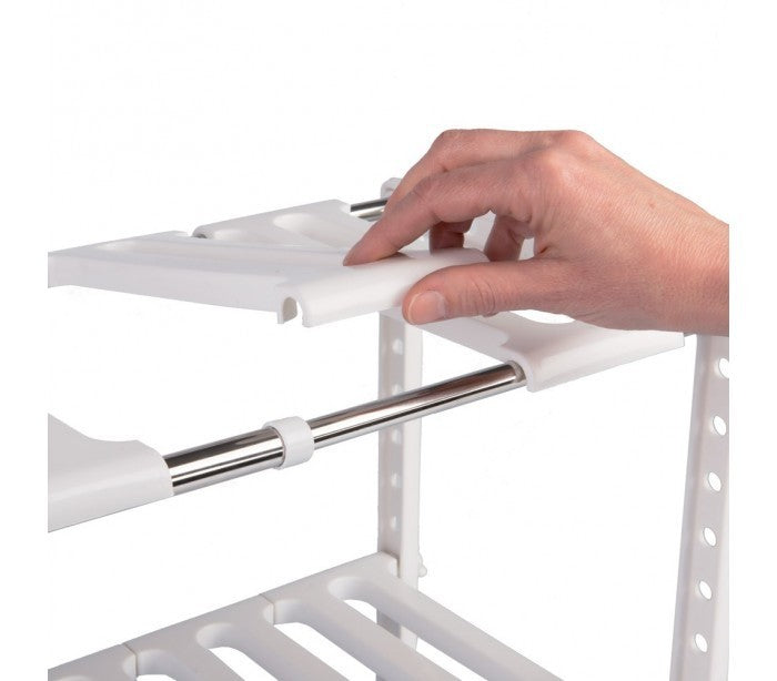 Organisateur modulaire 2 étagères pour intérieur d'armoires et de meubles