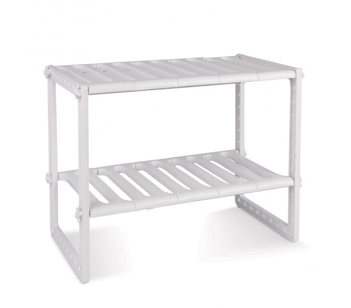 Organisateur modulaire 2 étagères pour intérieur d'armoires et de meubles