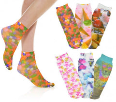 038- 4 - Pack de 6 paires de chaussettes 20 den motifs FANTASIA