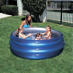 51042 Piscine gonflable 3 anneaux - Bestway - 170x53 cm revêtement réfléchissant