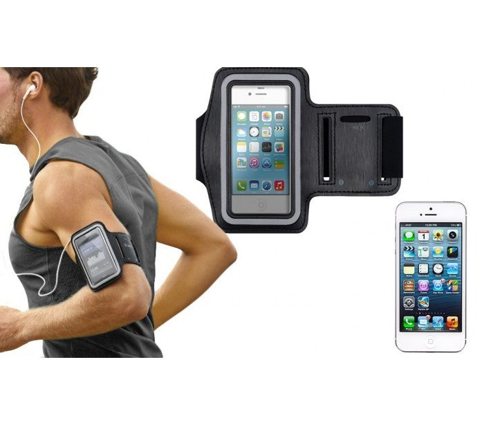 Brassard sport - Bracelet pour téléphone - Compatible avec l'iPhone 5 / 5C / 5S