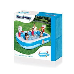  54122 - Piscine gonflable jeu de basket-bal -l 245 x 168 x 102 cm