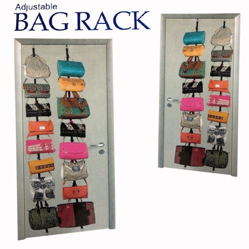 Organisateur porte sac 16 crochets pour suspendre le sac foulards et chapeaux